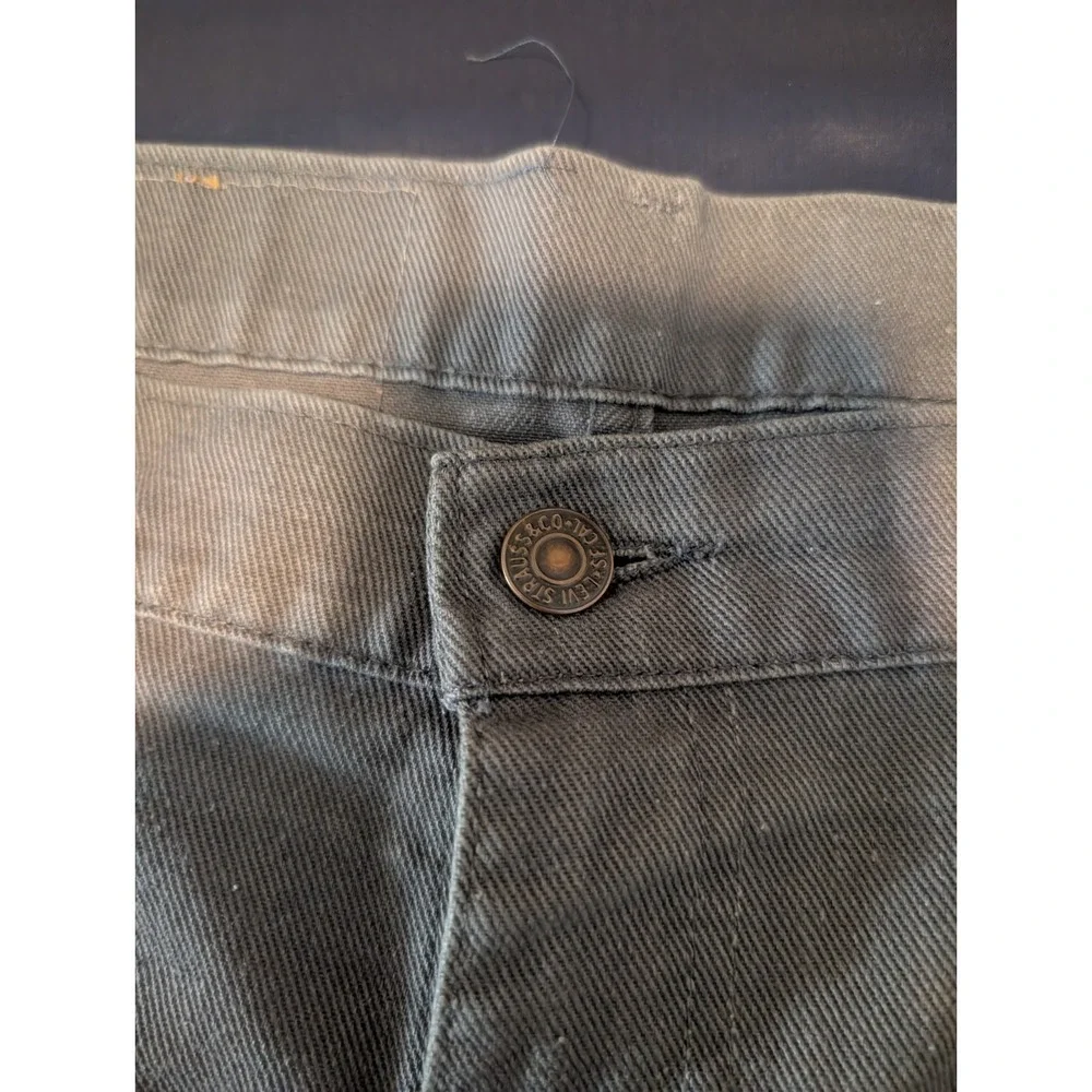 Levi Strauss & Co Mens Gray Denim Jeans Regular Fit Straight 504 Size 40x32
